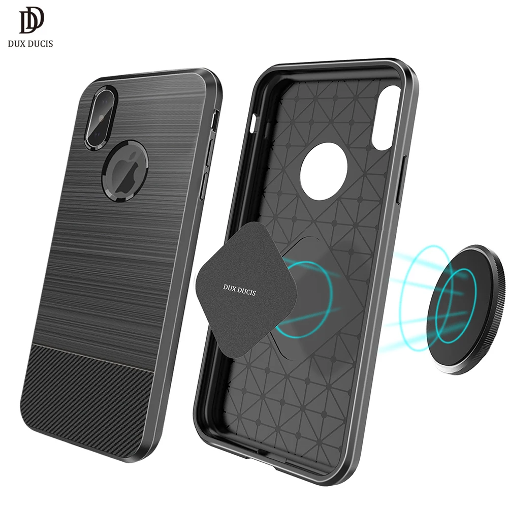 DUX DUCIS Магнитный чехол для iPhone х iPhoneX мягкий силиконовый принципиально Магнит