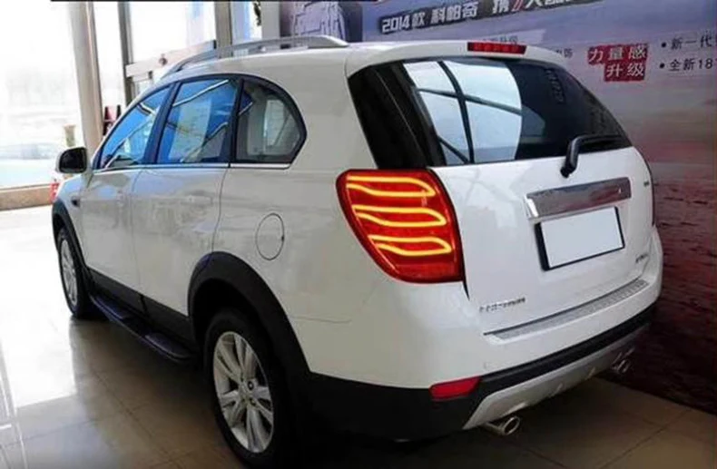 Автомобильный Стайлинг для Chevrolet Captiva задний светильник s 2008- динамический сигнал поворота светодиодный задний светильник задний фонарь для вождения+ тормоз+ задний светильник