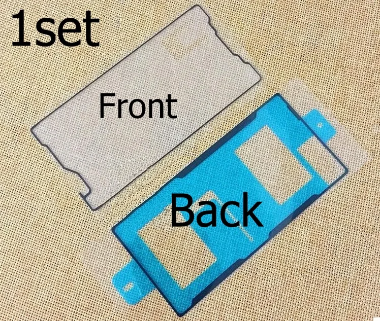 1set Front and Back Дисплей клейкая лента для sony Xperia Z5 Compact E5823 E5803 корпус заднего стекла водонепроницаемый клей для sony Z5 mini клей - Цвет: 1set Front and Back