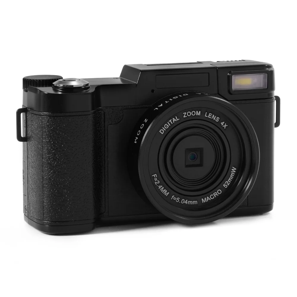 JOZQA 24MP HD полуdslr профессиональная цифровая камера s с 4x телефото рыбий глаз и