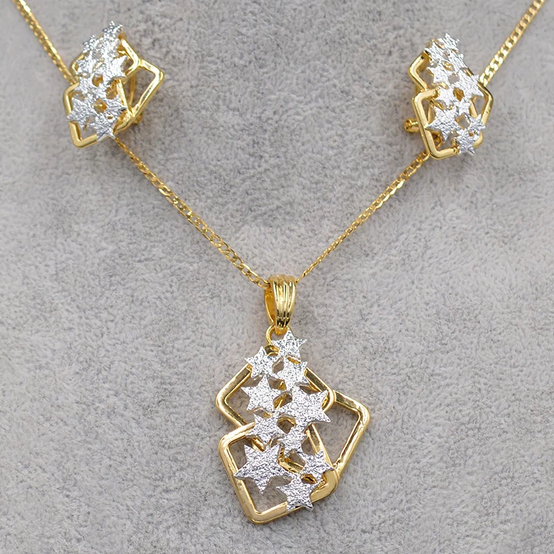 Ювелирные изделия Sunny Jewelry модные ювелирные 2021 комплекты для женщин колье серьги