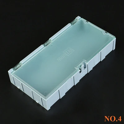 NO4 blue SMD SMT компонент IC ящики для хранения контейнеров Чехол Diy Электронный практичный ювелирный патч Коробка Чехол - Цвет: NO4 blue