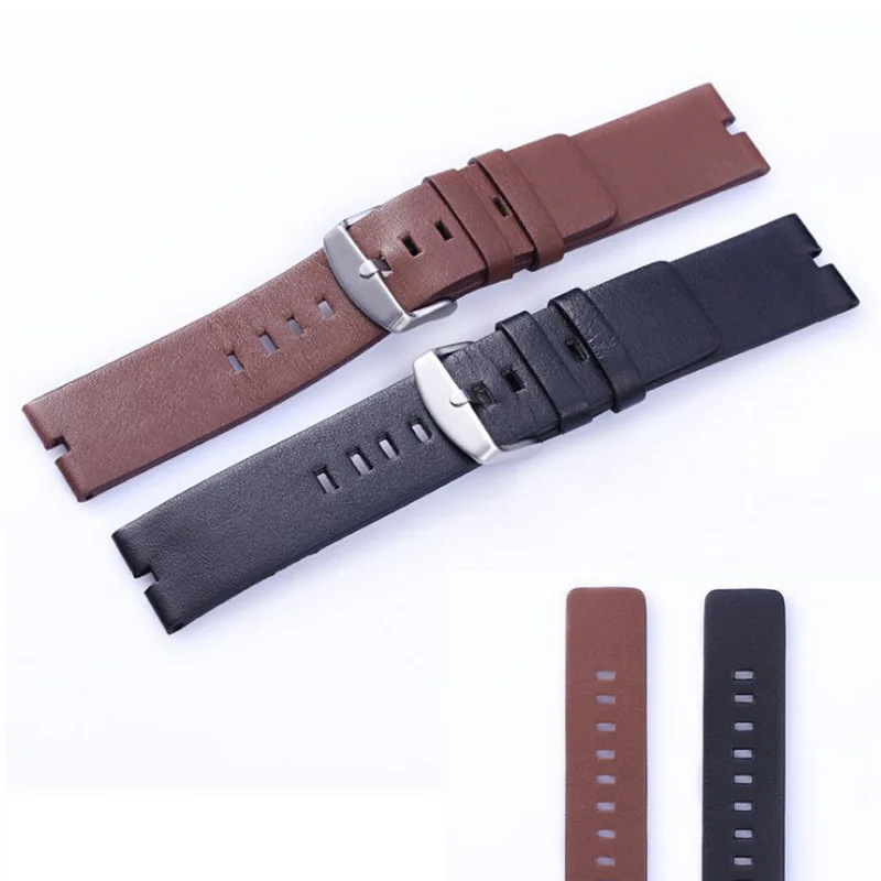 22 мм универсальный ремешок из гладкой кожи для часов Motorola MOTO 360 Samsung Gear S2