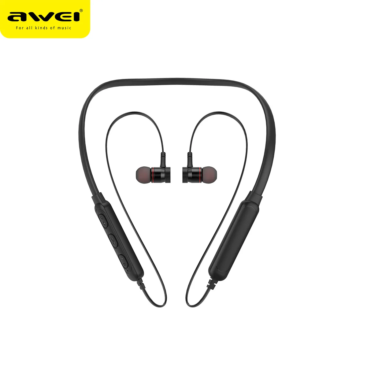 AWEI G10BL стерео bluetooth наушники спортивные Hands Free 3D стерео наушники с микрофоном шумоподавление беспроводные наушники для IPhone