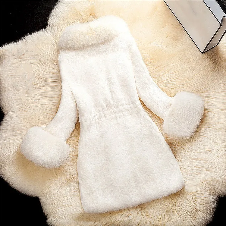 Женское теплое пальто с длинным рукавом повседневное длинное отложным