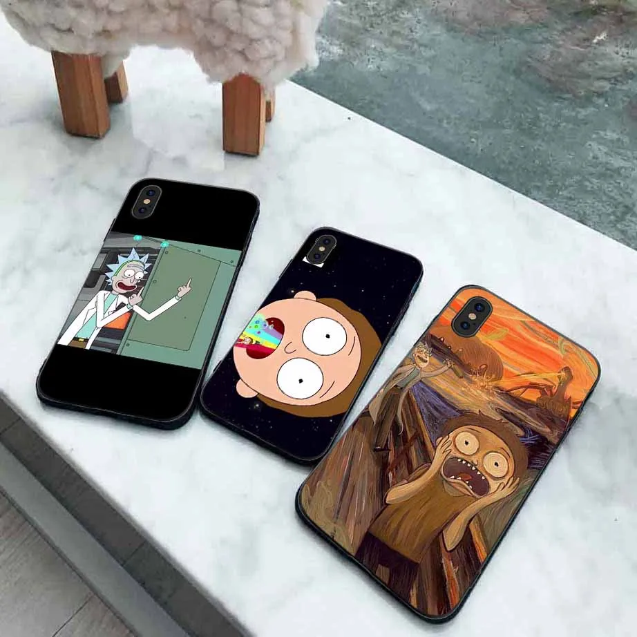 Rick And Morty Phone Cases Cover for Huawei P30 lite pro nova 3i Mate 20 Case P smart 2019 Soft | Мобильные телефоны и