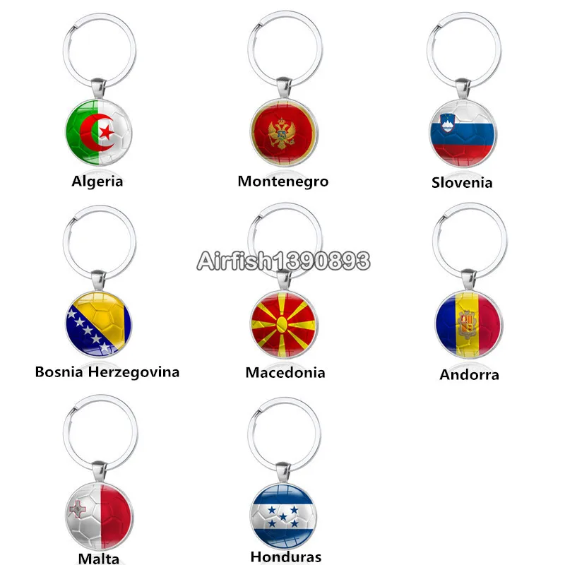 1 шт. флаг Keyc Хаин Колумбия Уругвай Нигерия Коста Рика Сербия Чили Латвия 3D брелок