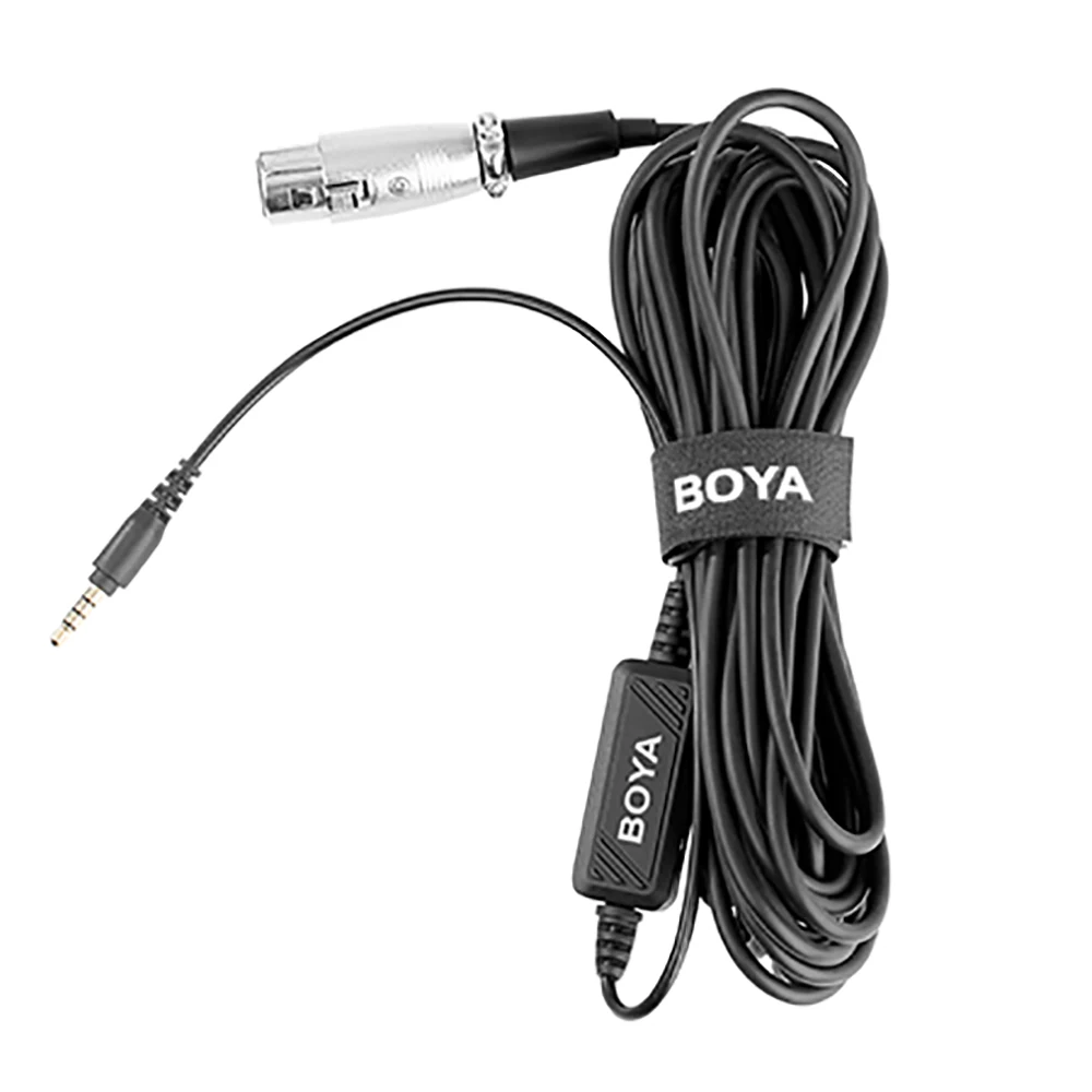 BOYA BY-BCA6 XLR до 3,5 мм штекер микрофона кабеля Оборудование студии звукозаписи микрофонный кабель 3,5 мм для iPad iPhone iPod Touch Телефон