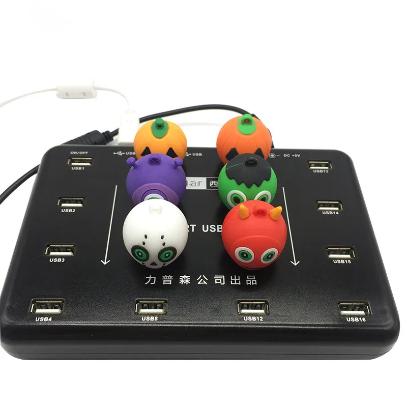 cartoon Alien usb flash drive 32gb pendrive 16GB pen drive 128gb 8GB 4GB usb memory stick 64gb cute fun Christmas/Halloween/Gift