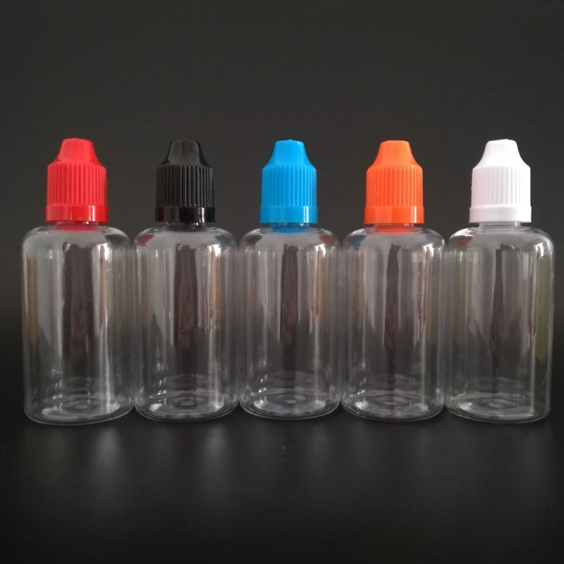 100 шт./лот пустая пластиковая бутылка-капельница 50 мл для домашних животных с