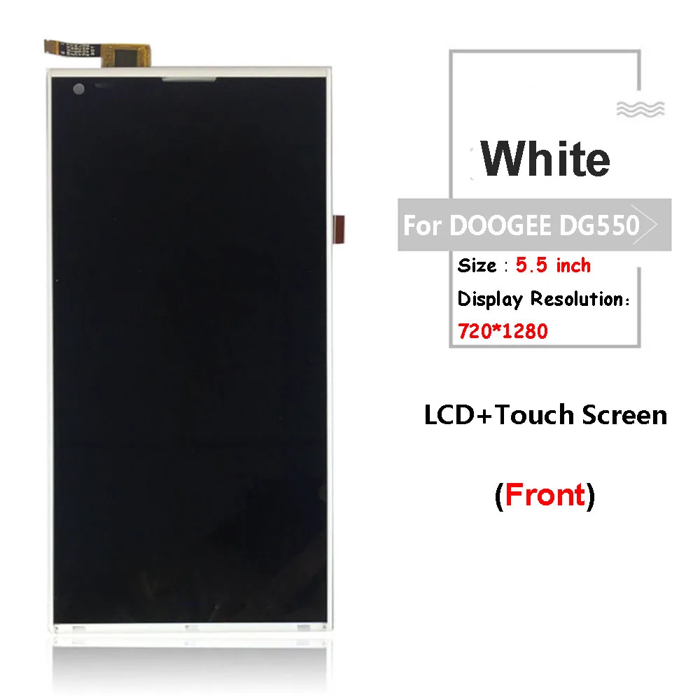 High Quality For DOOGEE DG550 LCD Display Screen + Touch With Frame Digitizer Assembly Spare Parts+Tools | Запчасти для мобильных