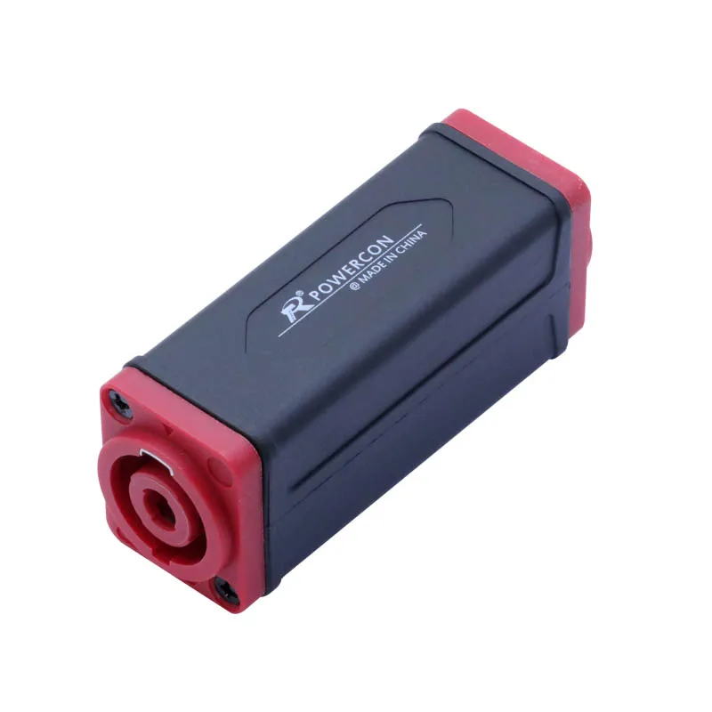 Red to Red 1 шт. 4PIN динамик/PowerCon переходник удлинитель аудио динамик панель крепление прямой разъем - Цвет: Red to Red
