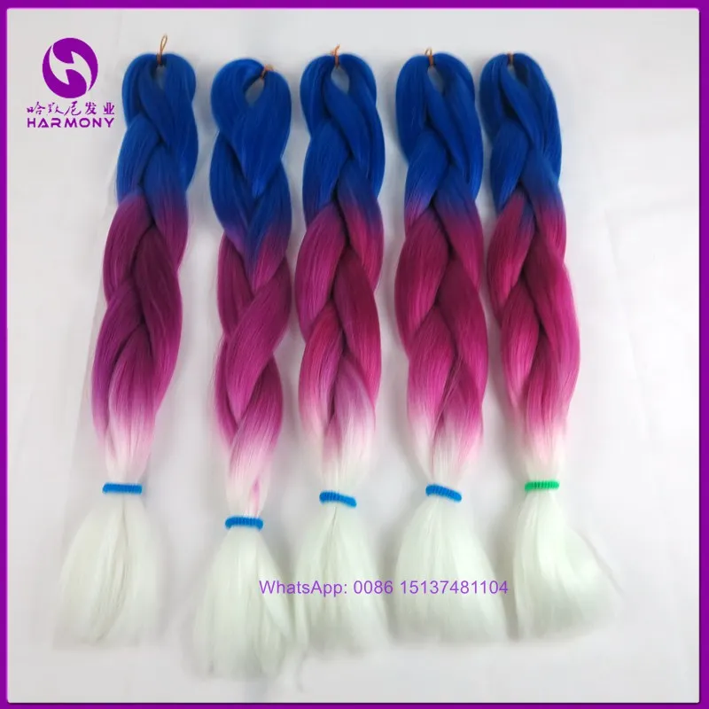 Desire for hair, 1 упаковка, 24 дюйма, 100 г, синтетические огромные косички, цвет Омбре, черный, серый, бордовый, косички для наращивания волос - Цвет: P8/613
