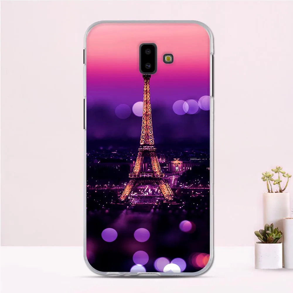 Чехол для телефона Samsung Galaxy J6 Plus мягкий чехол из ТПУ J6Plus силиконовый | Мобильные
