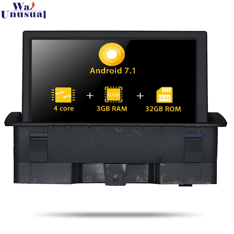 WANUSUAL Android 7.1 Quad Core Car GPS Navigation For AUDI A1 (2010--) NO DVD Player Auto Radio Heaad Unit Double Din Magnitol | Автомобили
