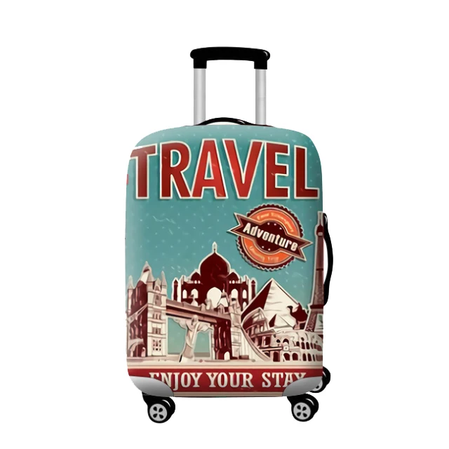 B-Luggage cover HMUNII аксессуары для путешествий эластичный багажный пылезащитный чехол дорожный костюм чехол защитный чехол на чемодан чехол применяется к 18 ''-32'' чехол для костюма - Цвет: B-Luggage cover