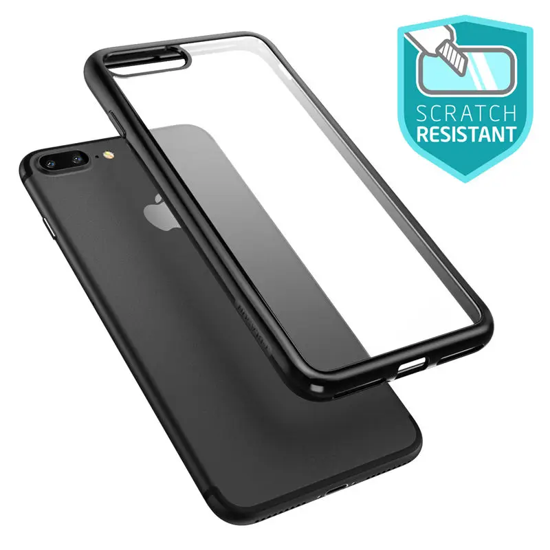 For iPhone 7 Plus 8 Case 5.5 inch i-Blason Halo Series Anti-knock Scratch Resistant TPU Bumper + Clear Back Cover |
