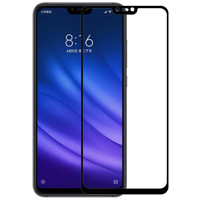 MUCHI 2 упаковки полное закаленное стекло для Xiaomi Mi 8 Lite защита экрана