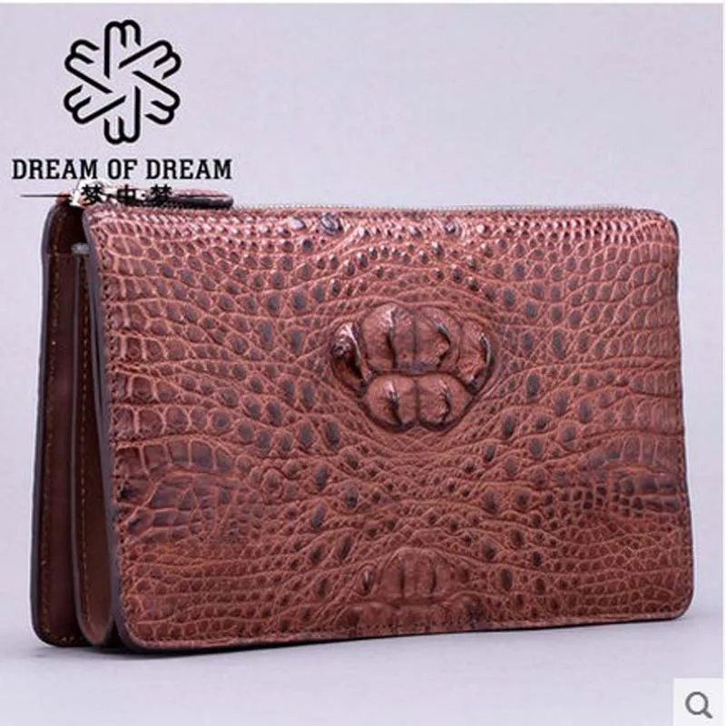 

mengzhongmeng new crocodile leather men handbag man large-capacity male crocodile men clutch bag crocodile skin