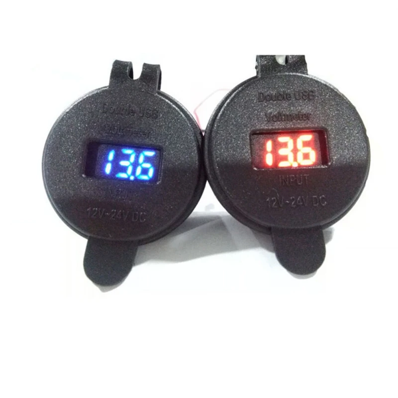 Разветвитель Прикуривателя автомобильный адаптер питания 12 В светодиодный