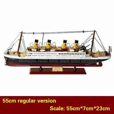 55cm regular version Деревянные модели кораблей Титаник Модель лампы СВЕТОДИОДНЫЕ Деревянные корабельные комплекты моделей 55 см масштабные лодки Voyager Модель моделирования инструменты Хобби Diy игрушка - Цвет: 55cm regular version