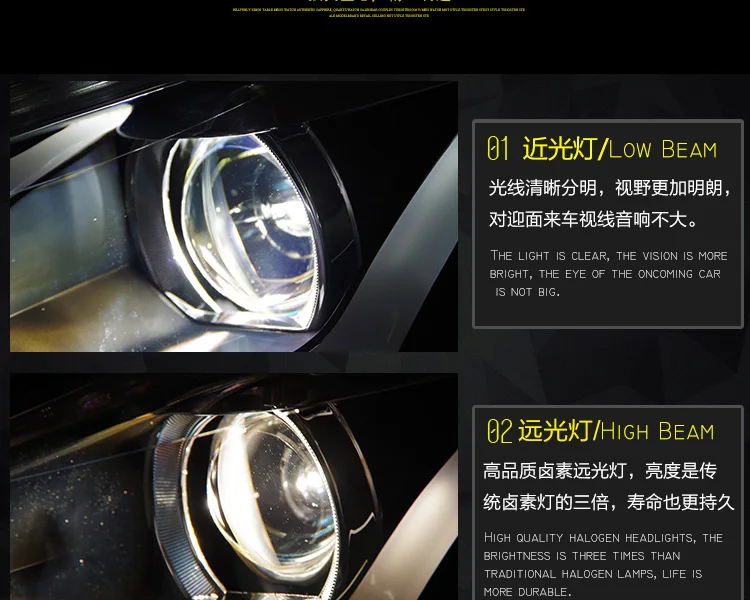 AKD автомобильный Стайлинг Головной фонарь для Ford Kuga фары- Escape светодиодный DRL D2H Hid Angel Eye сигнал Би ксеноновый луч