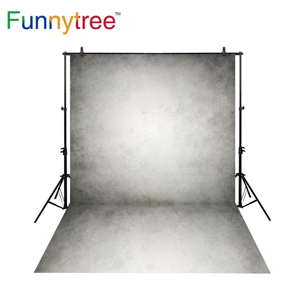 Funnytree фон из тонкой виниловой ткани фотографии фоном серый Свадебные однотонные