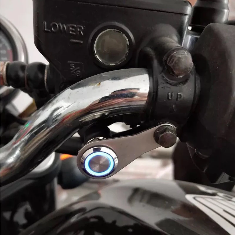 LED Light 12V Motorcycle Handlebar Switch Adjustable Mount Waterproof Headlight Horn Fog Start Kill ON-OFF Button | Автомобили и