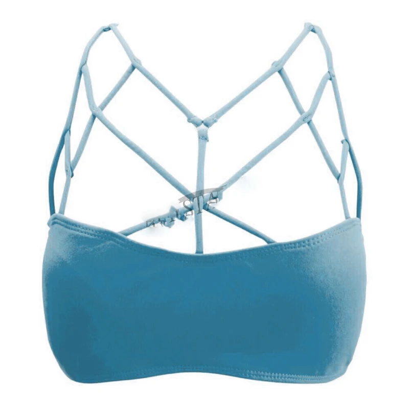 2017 новая мода женский черный синий сексуальный пуш ап Кружевной крест накрест