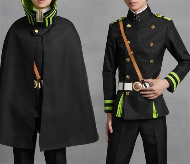 Seraph del fin Owari no Serafu Yuichiro Hyakuya uniforme Cosplay disfraz A477 | Тематическая одежда и униформа