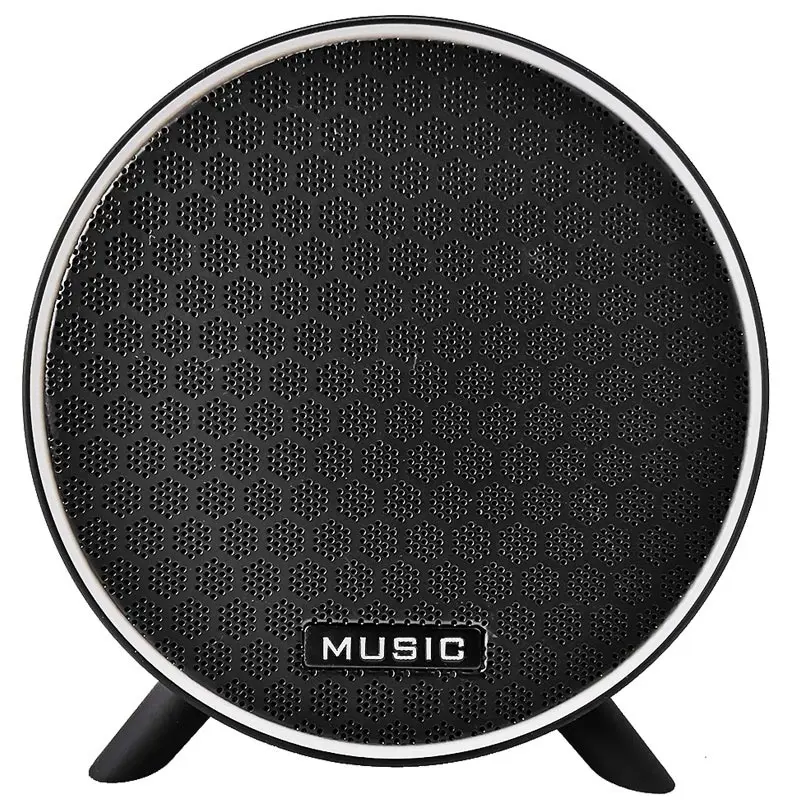 Black Мини Bluetooth динамик портативный беспроводной динамик звуковая система стерео музыка объемный сабвуфер Поддержка TF карта AUX USB для телефона - Цвет: Black