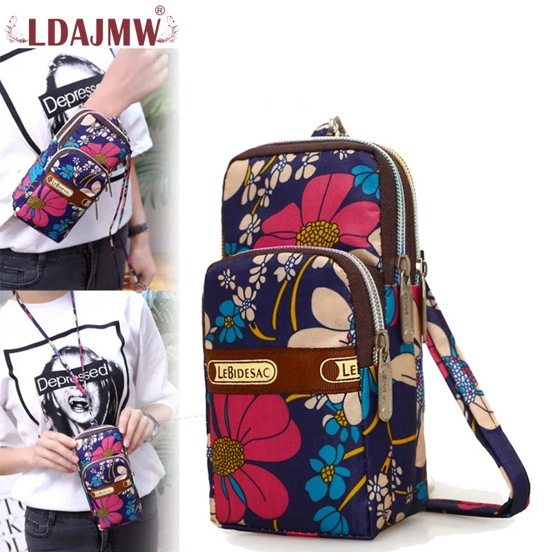 LDAJMW мужской и женский кошелек сумка на плечо для мобильного телефона одно