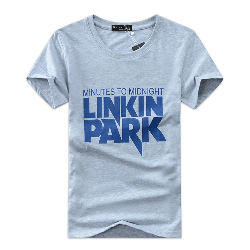 Мужская модная футболка с принтом Linkin park повседневные хлопковые Забавные топы в