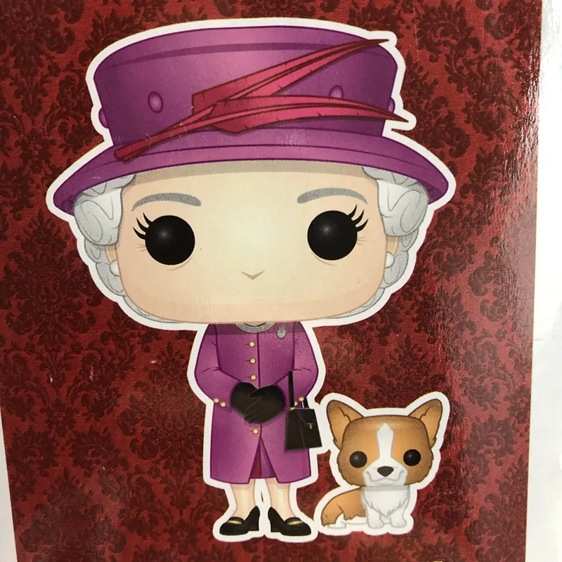 Funko Used Mystery Minis: Royals queen Elizabeth II-Dog Corgi Puppy животное Виниловая фигурка Коллекционная модель игрушки без коробки