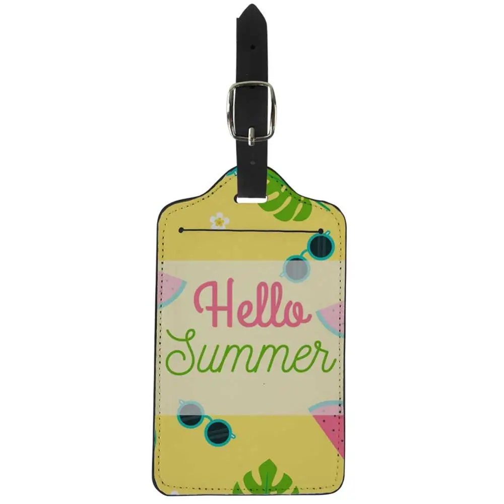 Чемодан с надписью Hello Summer | Багаж и сумки