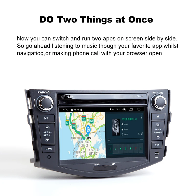 2 din Android 9 0 автомобильный DVD плеер GPS навигация для Toyota RAV4 Rav 4 2007 2008 2009 2010 2011 2012