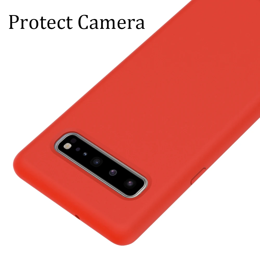 Для samsung Galaxy S10 5G чехол мягкий жидкий силикон задняя крышка для samsung Galaxy S10 5G Версия Телефона Funda S10e S10 Plus чехол