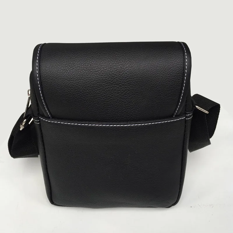 Маленькая мужская сумка через плечо плед из искусственной кожи Повседневная с