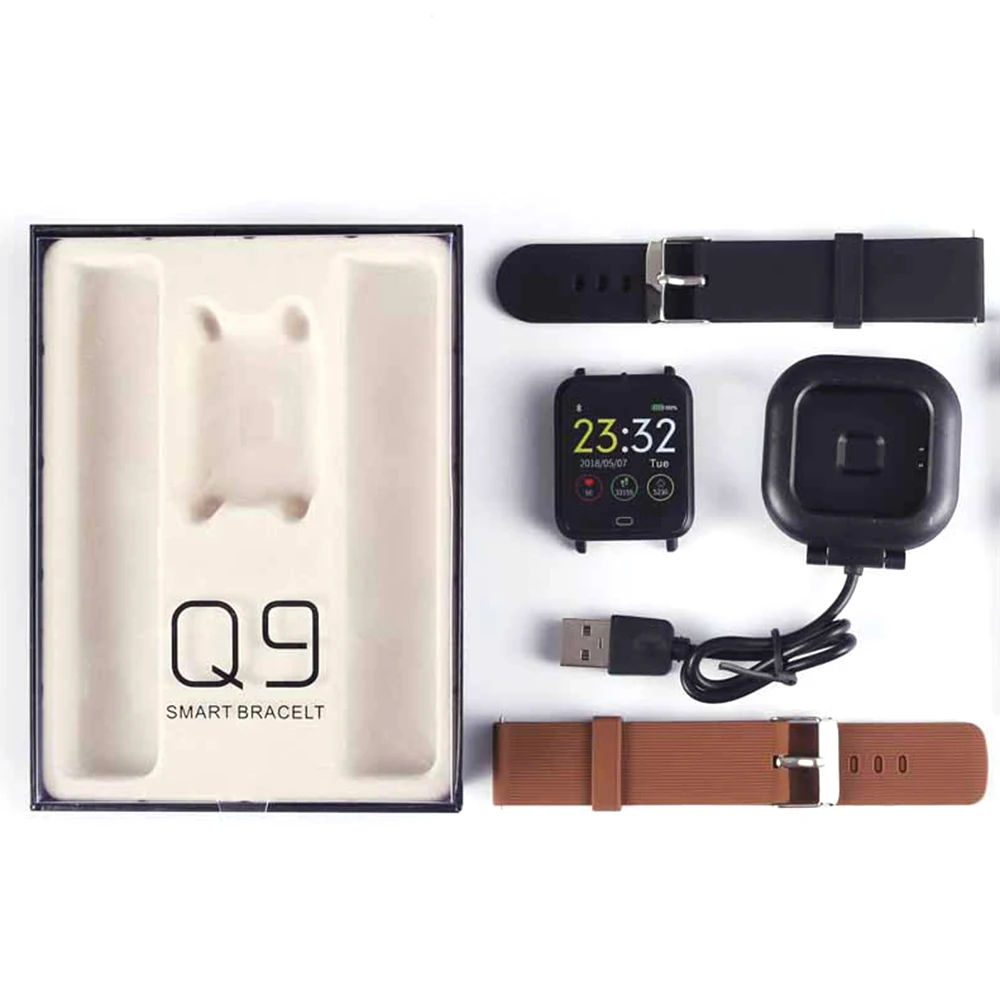 Q9 многофункциональные водонепроницаемые спортивные часы для здоровья браслет