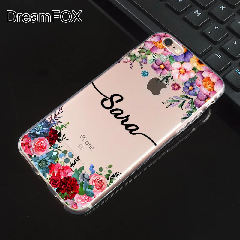 Чехол для iPhone 11 Pro XS XR Max 5 5S SE 6 6s 7 8 Plus X Цветочный Мягкий ТПУ |