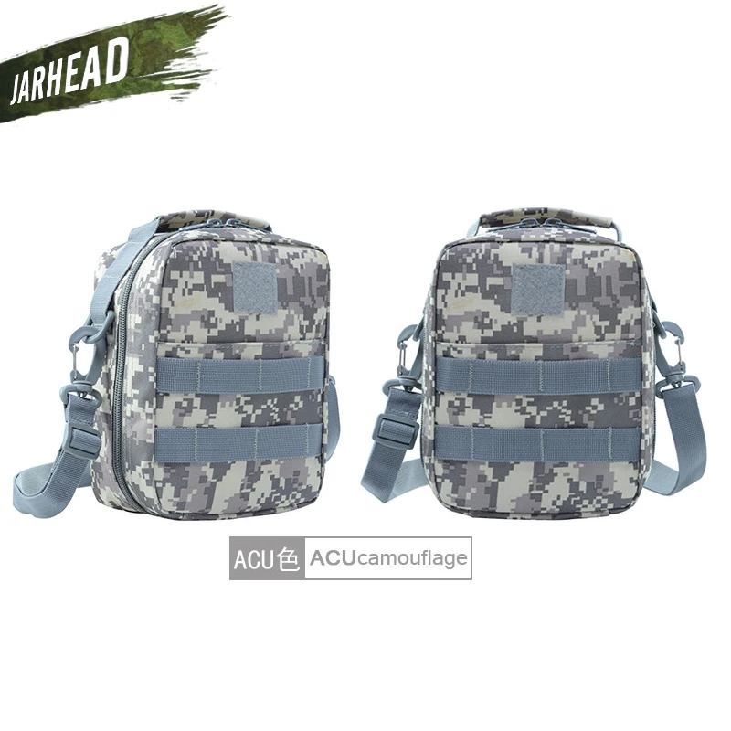 ACU Hunting Tactical Molle Medical First Aid Kit Pouch Tool Kit Pouch Emergency Survival Gear EDC Utility Belt Bag Backpack - Цвет: ACU