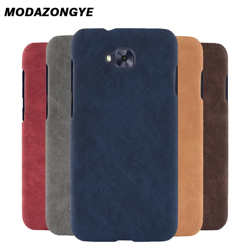 For Asus Zenfone 4 Selfie Pro ZD552KL Case Back Cover PU Leather Phone Zenfone4 Z01MD Z01MDA |