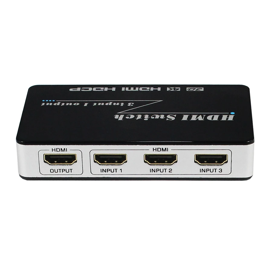 Новый 4K HDMI переключатель 3 в 1 выход порта коммутатор 3x1 3D с ИК беспроводным