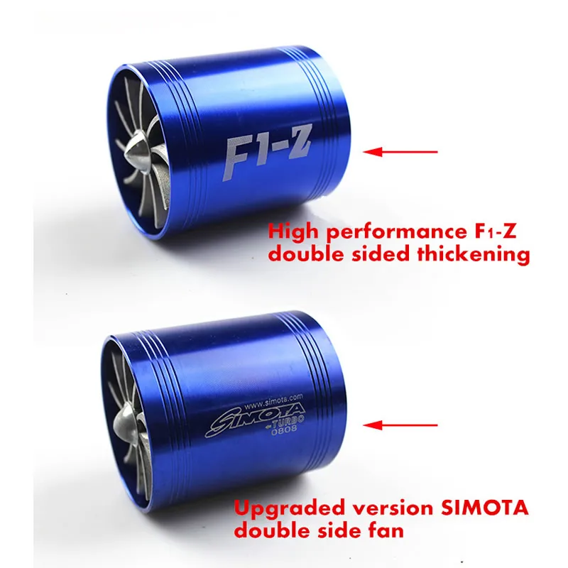 Двойное турбинное зарядное устройство RASTP/SIMOTA воздухозаборник для экономии