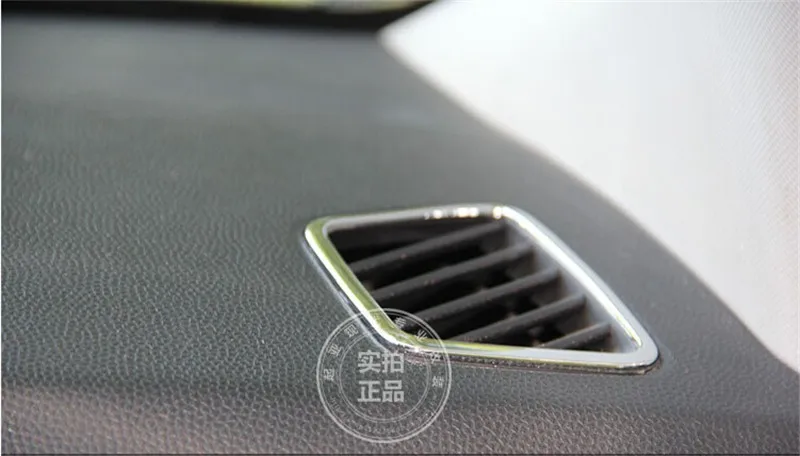 Для HYUNDAI ix35 автомобильный выход кондиционера ABS хромированная отделка авто аксессуары украшение автомобиля Стайлинг 4 шт