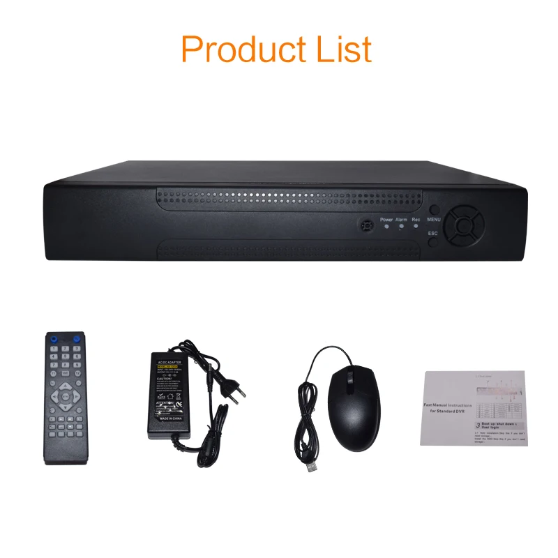 Видеорегистратор DVR 16CH рекордер наружного наблюдения 5в1 для CVBS TVI аналоговая AHD ip-камера H.264 VGA HDMI Двойной жесткий диск бит приложение дистанционного управления