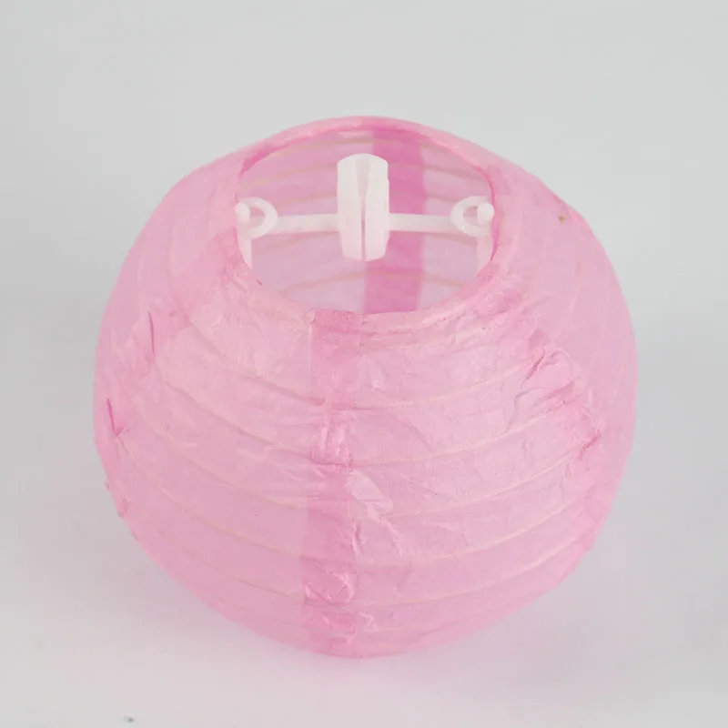 pink Zilue 20 шт./лот 4 дюйма 10 см японская мини рисовая бумажная лампа фонарь шар Висячие Детские душевые Свадебные Lampion вечерние украшения - Цвет: pink