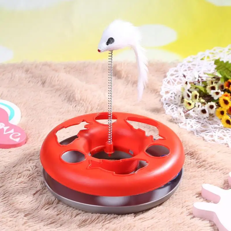 Игрушки для кошек весенние мыши безумный, развлекательный диск игровая деятельность забавные игрушки для домашних животных