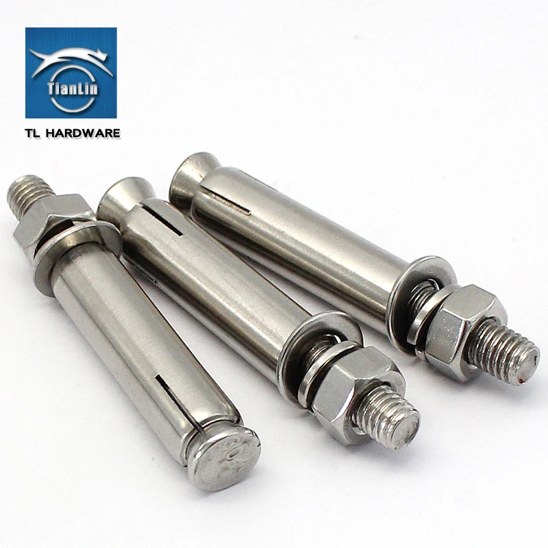 Аутентичный 304 Болт расширения из нержавеющей стали винт pull blasting M6 M8 M10 M12 M16 M20 |