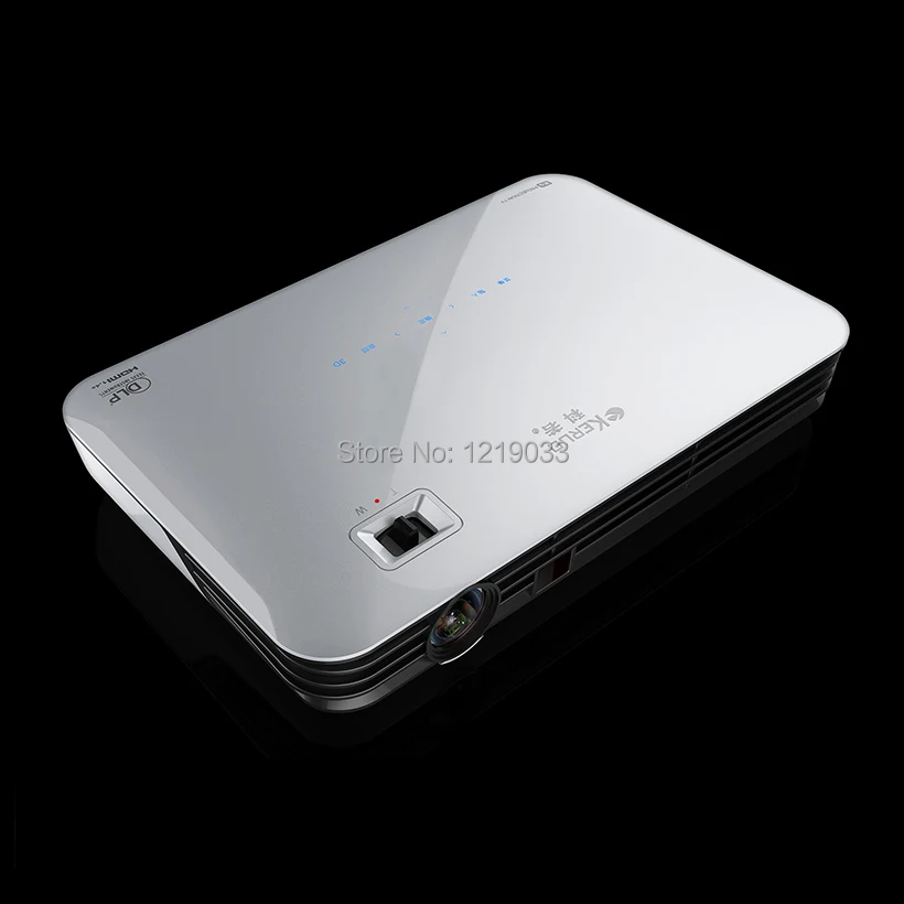 2017 Новый KERUO 6200 Люмен DLP WiFi СВЕТОДИОДНЫЕ Лампы 2D в 3D Игры Проектор Full HD 1080 P LAN Advanced